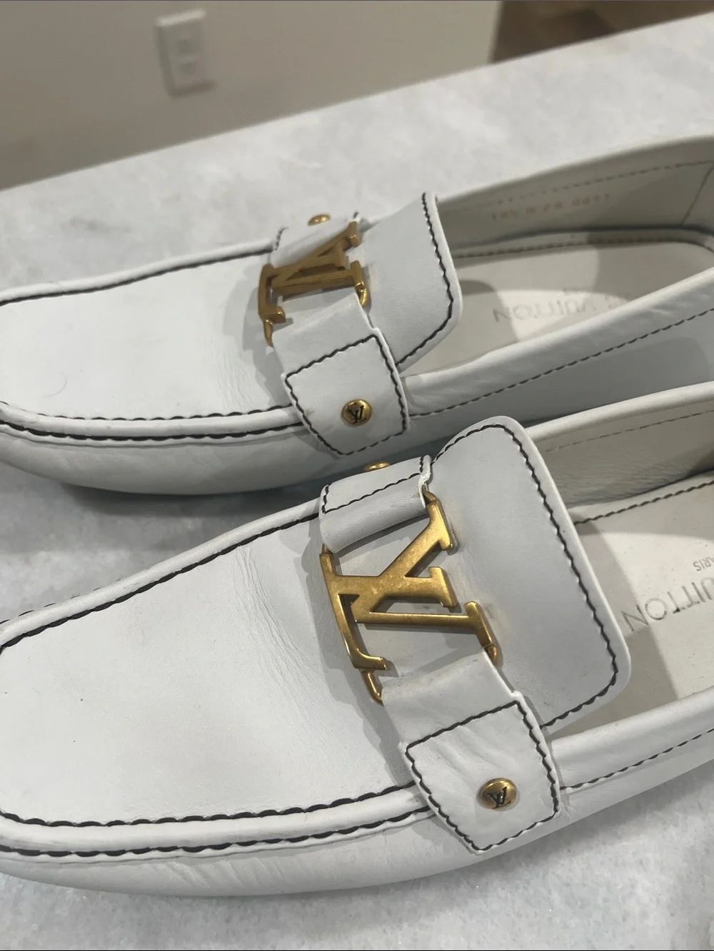Louis Vuitton Monte Carlo Loafers Men's LV Buckle Loafers